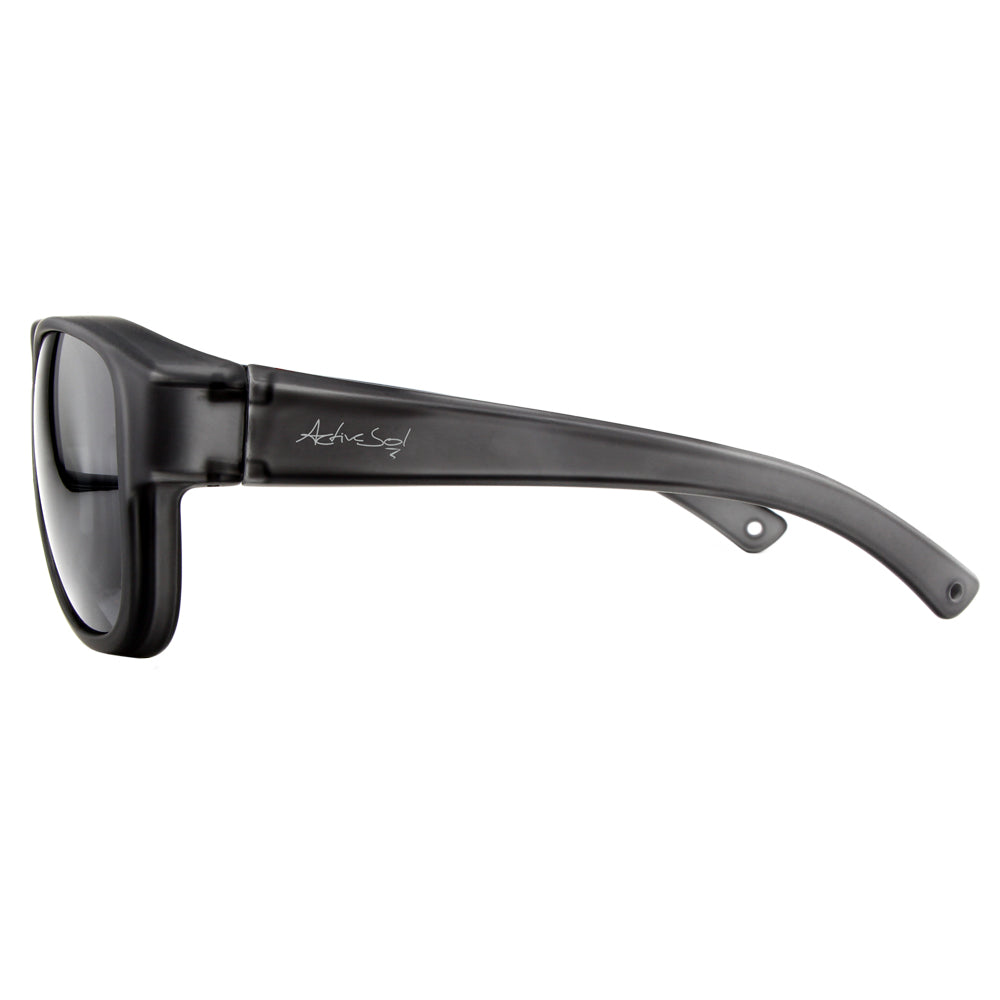 Überzieh-Sonnenbrille El Pavana, für Brillenträger , Anthrazit , Brillenträger Damen Herren Unisex Überzieh-Sonnenbrille
