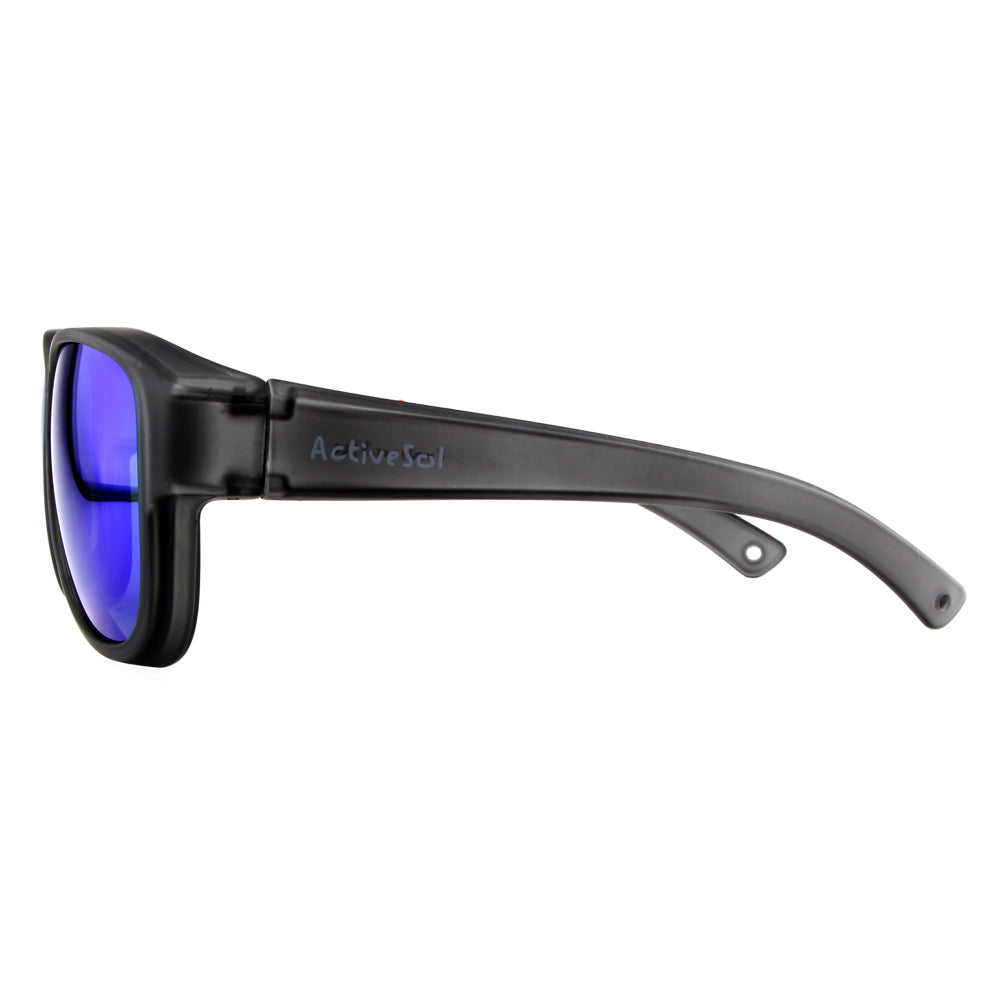 Überzieh-Sonnenbrille El Pavana, für Brillenträger , Anthrazit verspiegelt