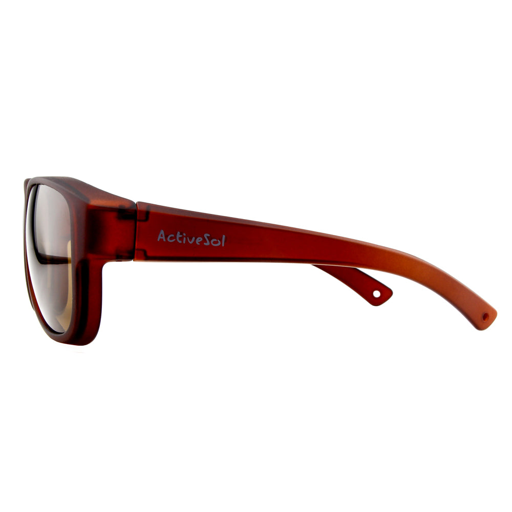 Überzieh-Sonnenbrille El Pavana, für Brillenträger , Braun , Brillenträger Damen Herren Unisex Überzieh-Sonnenbrille