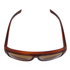 Überzieh-Sonnenbrille El Pavana, für Brillenträger , Braun , Brillenträger Damen Herren Kategorie 3 Unisex Überzieh-Sonnenbrille