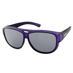 Überzieh-Sonnenbrille El Pavana, für Brillenträger , Lila , Brillenträger Damen Herren Kategorie 3 Unisex Überzieh-Sonnenbrille