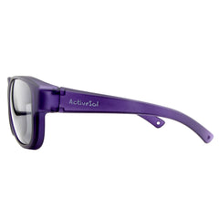 Überzieh-Sonnenbrille El Pavana, für Brillenträger , Lila , Brillenträger Damen Herren Kategorie 3 Unisex Überzieh-Sonnenbrille