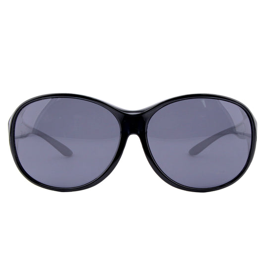 Überzieh-Sonnenbrille Mega, Damen , Schwarz