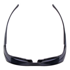 Überzieh-Sonnenbrille Mega, Damen , Schwarz , Brillenträger Damen Kategorie 3 Lotus-Effekt Polarisiert UV400 Überzieh-Sonnenbrille
