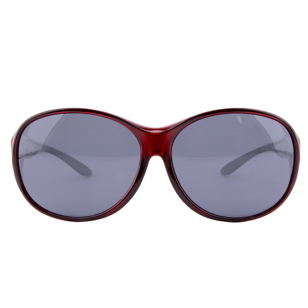 Überzieh-Sonnenbrille Mega, Damen , Rot