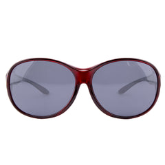 Überzieh-Sonnenbrille Mega, Damen , Rot , Brillenträger Damen Kategorie 3 Lotus-Effekt Polarisiert UV400 Überzieh-Sonnenbrille