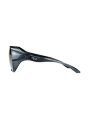Überzieh-Sonnenbrille Mega, Damen , Schwarz Verspiegelt , Brillenträger Damen Kategorie 3 Lotus-Effekt Polarisiert UV400 Überzieh-Sonnenbrille
