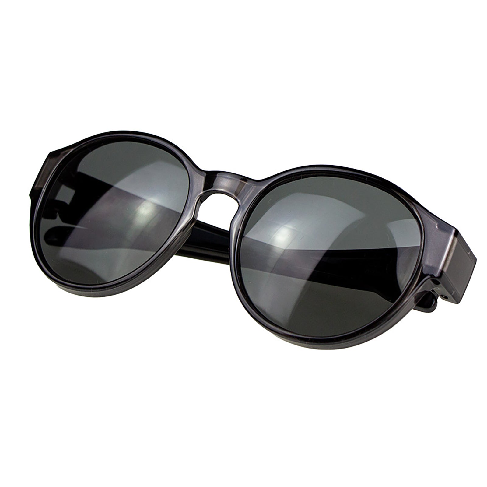 Überzieh-Sonnenbrille Rhea, für Brillenträger , Schwarz