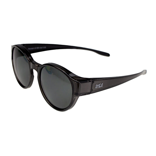 Überzieh-Sonnenbrille Rhea, für Brillenträger , Anthrazit , Brillenträger Damen Herren Lotus-Effekt Polarisiert Unisex UV400 Überzieh-Sonnenbrille