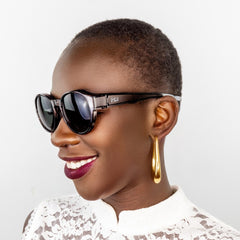 Überzieh-Sonnenbrille Rhea, für Brillenträger , Anthrazit , Brillenträger Damen Herren Lotus-Effekt Polarisiert Unisex UV400 Überzieh-Sonnenbrille