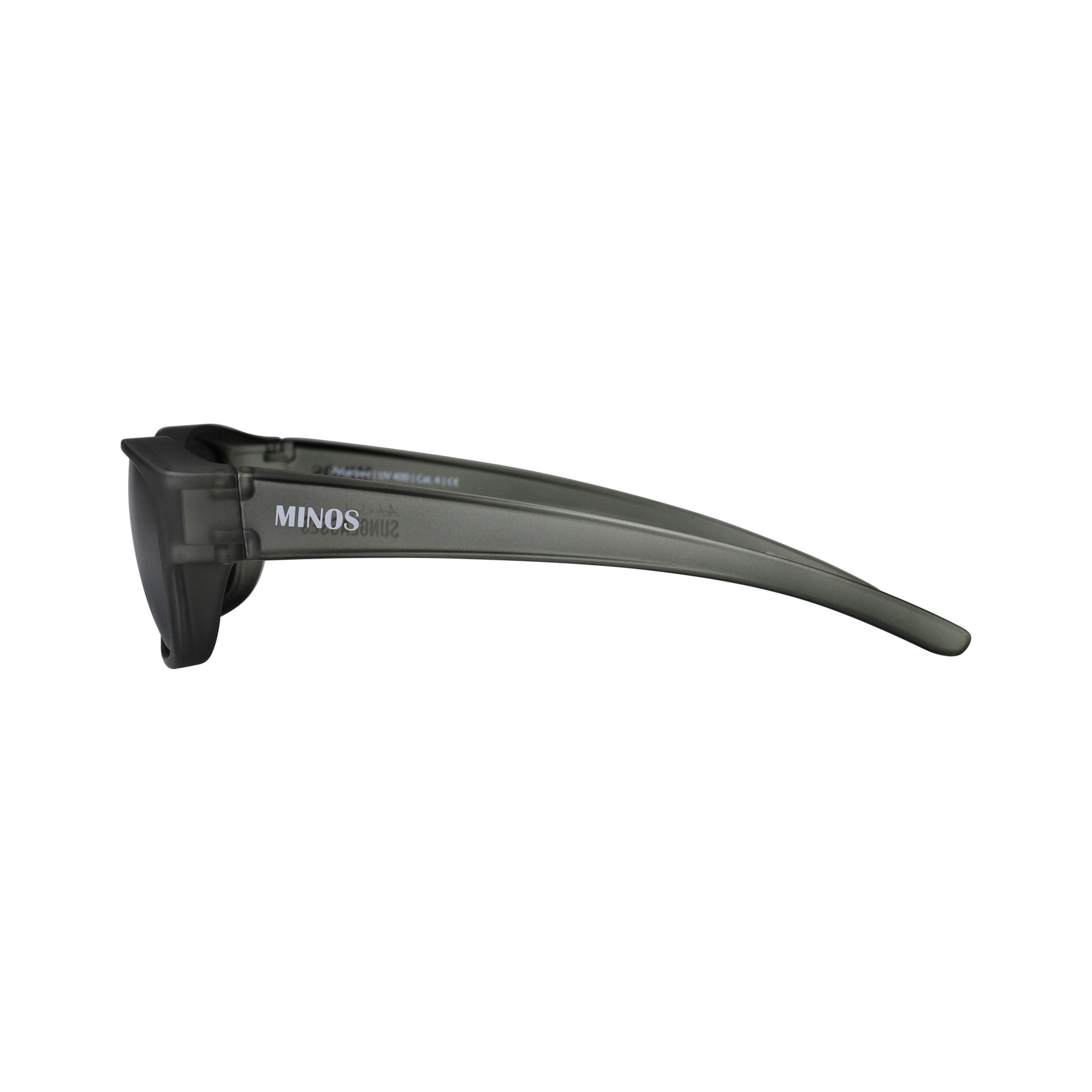 Überzieh-Sonnenbrille Minos, Herren , Grau , Brillenträger Herren Lotus-Effekt New Polarisiert UV400 Überzieh-Sonnenbrille