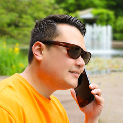 Überzieh-Sonnenbrille Minos, Herren , Braun , Brillenträger Herren Kategorie 3 Lotus-Effekt New Polarisiert UV400 Überzieh-Sonnenbrille
