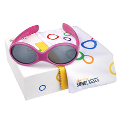 Baby-Sonnenbrille 0 - 18 Monate, Größe S , Flower , Baby HYTREL Jungen Kleinkind Lotus-Effekt Mädchen Polarisiert Unisex UV400