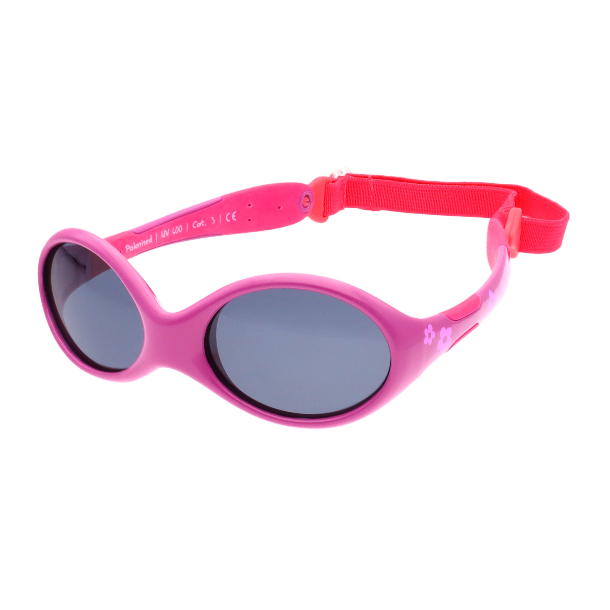 Baby-Sonnenbrille 0 - 18 Monate, Größe S , Flower , Baby HYTREL Jungen Kleinkind Lotus-Effekt Mädchen Polarisiert Unisex UV400