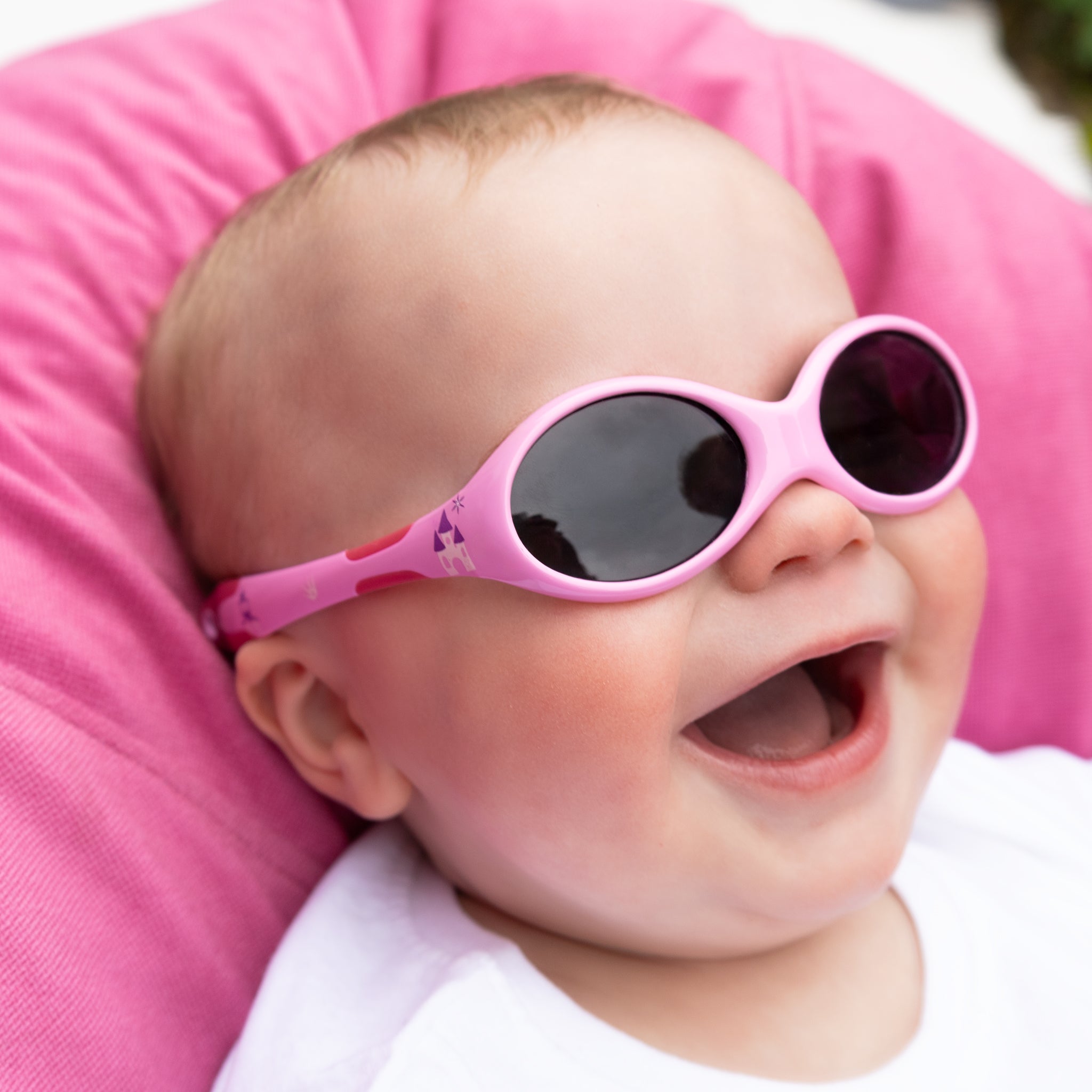 Baby-Sonnenbrille 0 - 18 Monate, Größe S , Princess , Baby HYTREL Jungen Kleinkind Lotus-Effekt Mädchen Polarisiert Unisex UV400