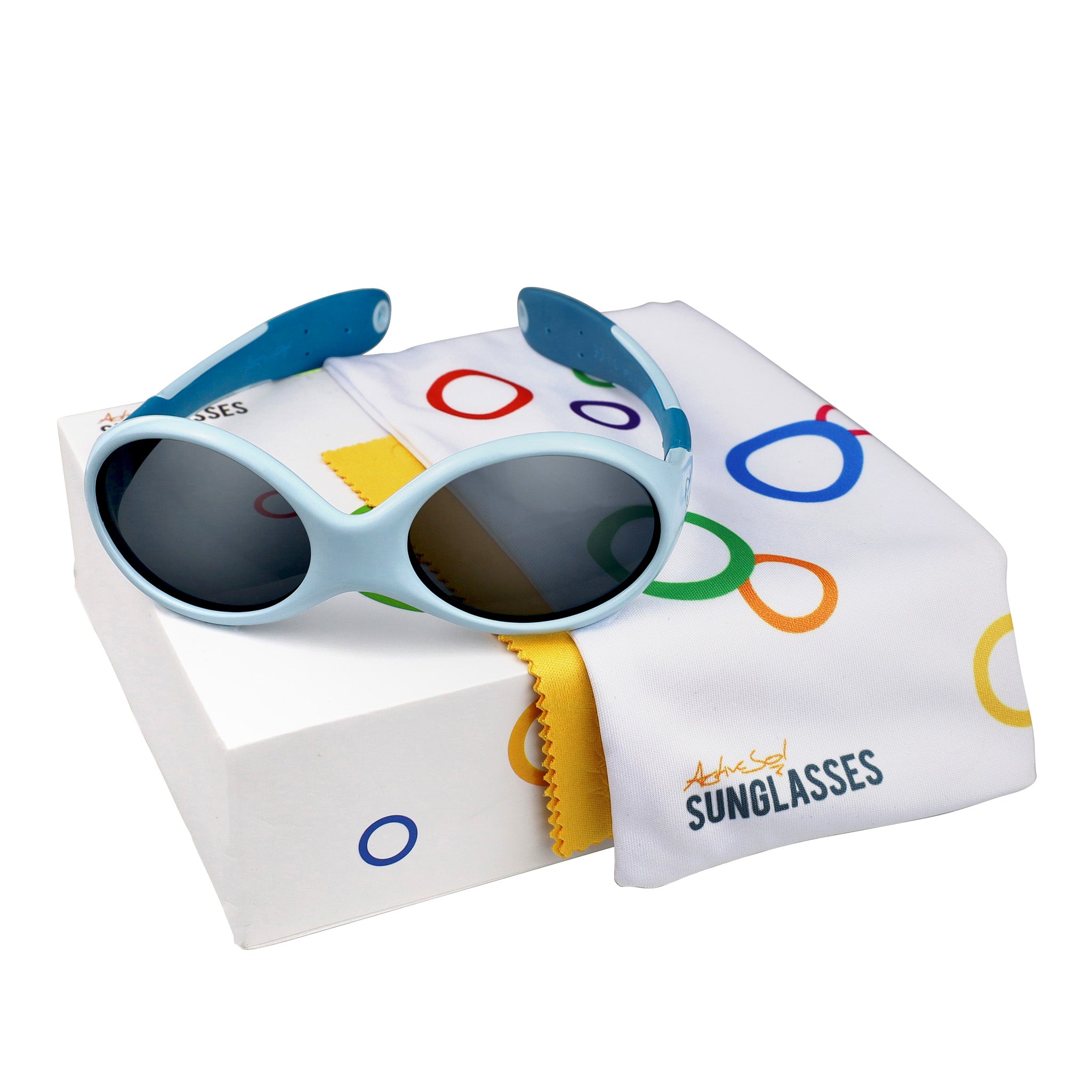 Baby-Sonnenbrille 0 - 18 Monate, Größe S , Fish , Baby HYTREL Jungen Kleinkind Lotus-Effekt Mädchen Polarisiert Unisex UV400