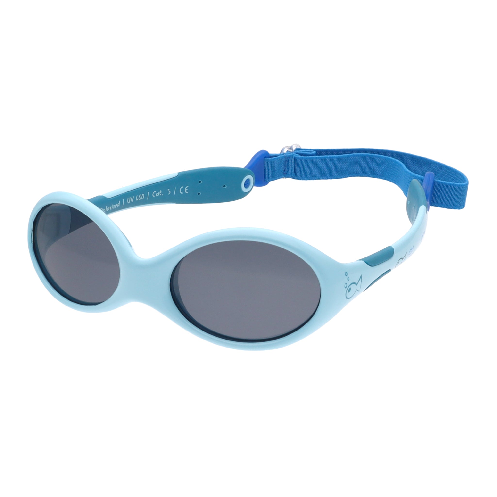 Baby-Sonnenbrille 0 - 18 Monate, Größe S , Fish , Baby HYTREL Jungen Kleinkind Lotus-Effekt Mädchen Polarisiert Unisex UV400