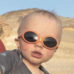 Baby-Sonnenbrille 0 - 18 Monate, Größe S , The Builder , Baby HYTREL Jungen Kleinkind Lotus-Effekt Mädchen Polarisiert Unisex UV400
