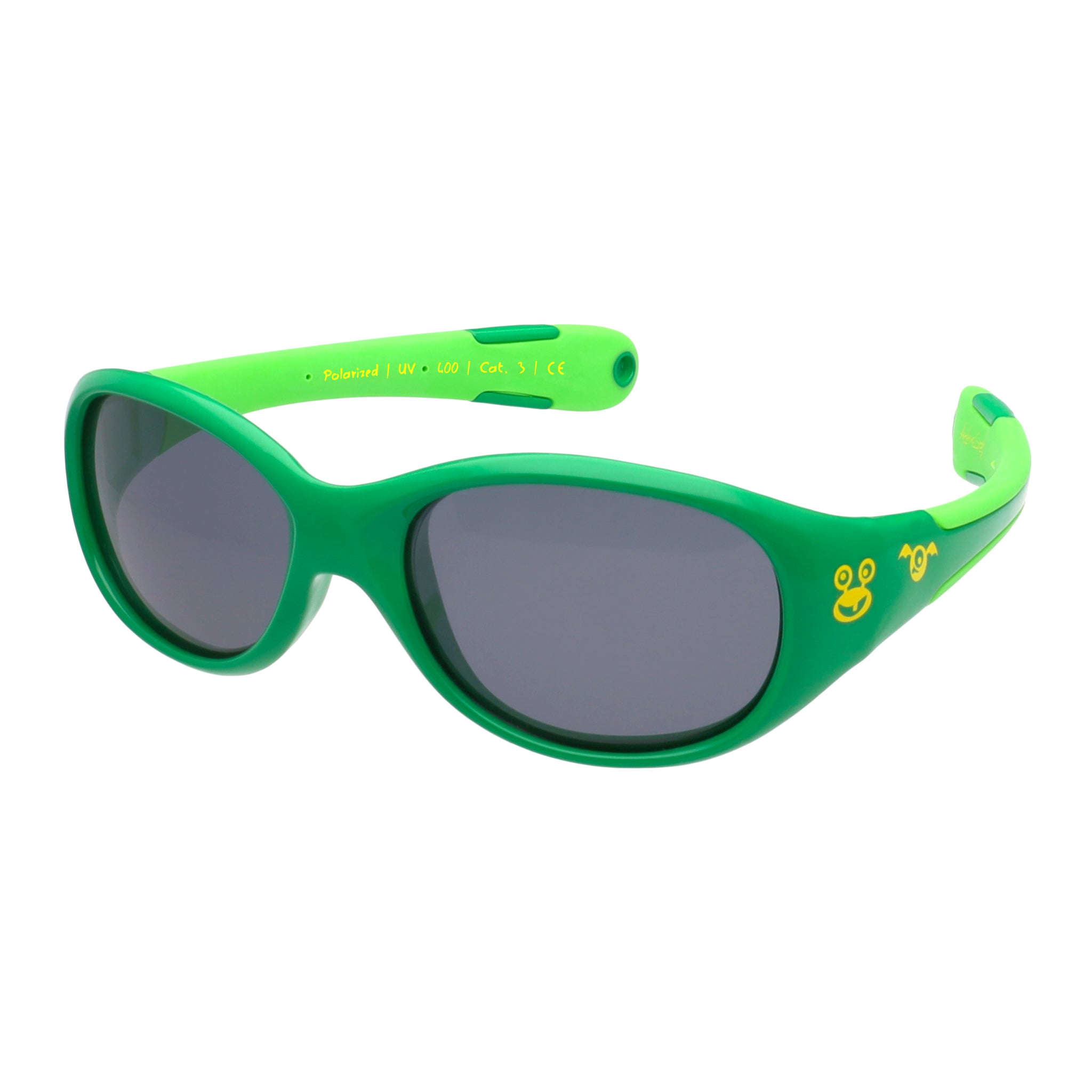 Baby-Sonnenbrille 6 - 24 Monate, Größe L , Monster , Baby HYTREL Jungen Kleinkind Lotus-Effekt Mädchen Polarisiert Unisex UV400