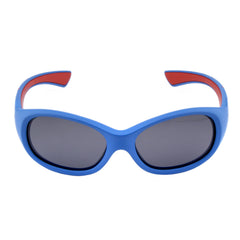 Kinder-Sonnenbrille Kids@School, 5 – 10 Jahre , Blau Rot , HYTREL Jungen Kategorie 3 Lotus-Effekt Mädchen Polarisiert UV400