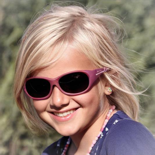 Kinder-Sonnenbrille Kids@School, 5 – 10 Jahre , Beere Pink