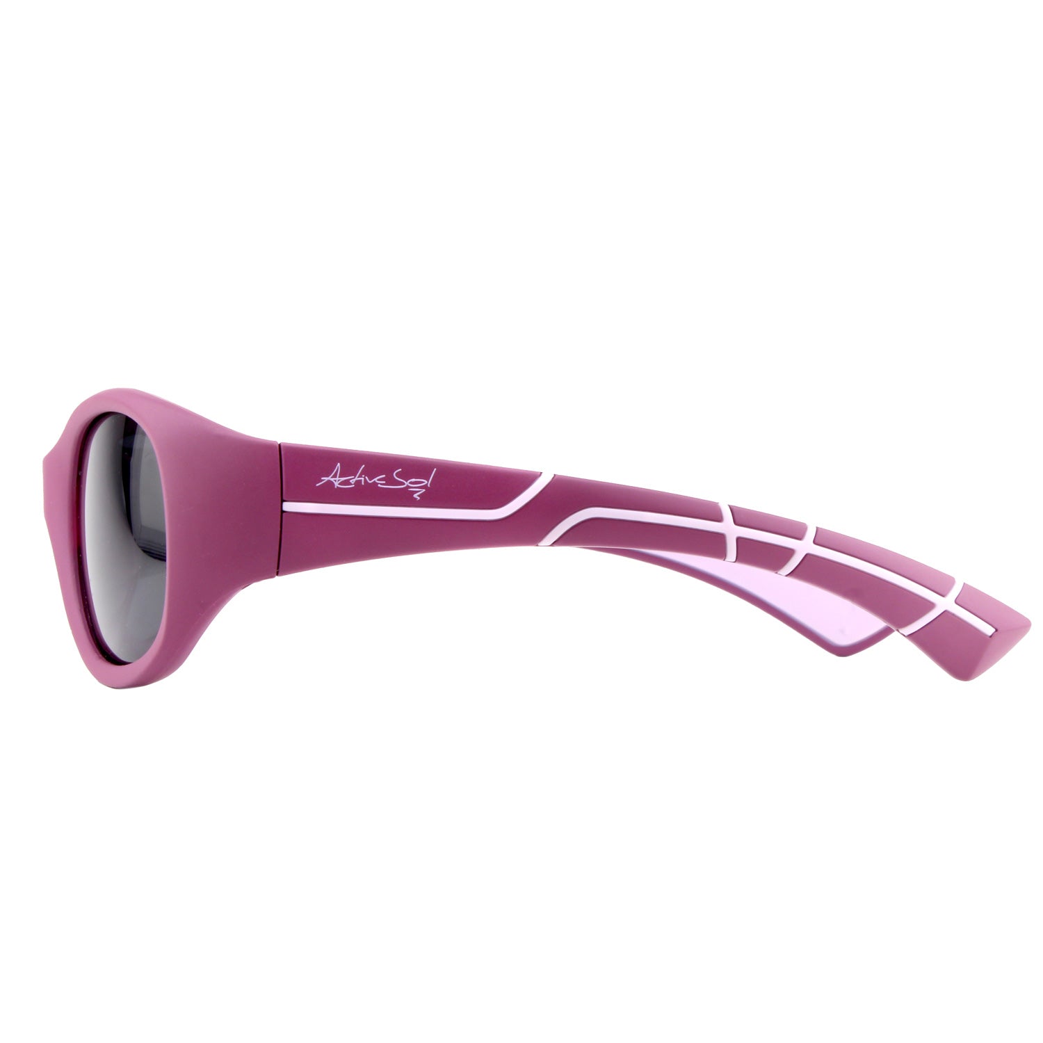 Kinder-Sonnenbrille Kids@School, 5 – 10 Jahre , Beere Pink , HYTREL Jungen Lotus-Effekt Mädchen Polarisiert UV400