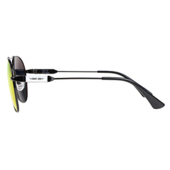 Kinder-Sonnenbrille Iron Air, 6 - 12 Jahre, Piloten-Design , Schwarz | Orange verspiegelt , Jungen Kategorie 3 Metall Mädchen New Polarisiert UV400