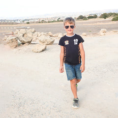 Kinder-Sonnenbrille Iron Air, 6 - 12 Jahre, Piloten-Design , Silber | Graue Gläser , Jungen Kategorie 3 Metall Mädchen New Polarisiert UV400