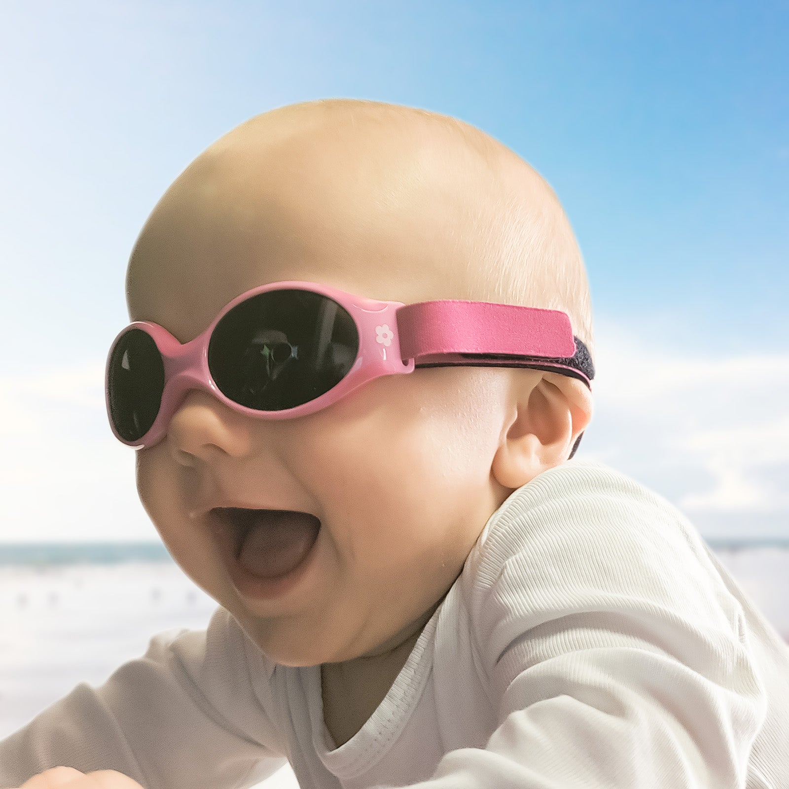 Explorer Baby-Sonnenbrille, 0 – 18 Monate , Flower