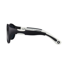 Pan2Kids Kinder-Sonnenbrille, 2 - 5 Jahre , Black & White , HYTREL Jungen Kleinkind Lotus-Effekt Mädchen Polarisiert UV400