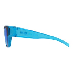 Kinder-Überzieh-Sonnenbrille HERO EYES, 5 – 10 Jahre , Blau verspiegelt , Brillenträger Jungen Kategorie 3 Lotus-Effekt Mädchen New Polarisiert Unisex UV400 Überzieh-Sonnenbrille