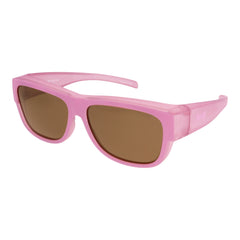 Kinder-Überzieh-Sonnenbrille HERO EYES, 5 – 10 Jahre , Rosé , Brillenträger Jungen Kategorie 3 Lotus-Effekt Mädchen New Polarisiert Unisex UV400 Überzieh-Sonnenbrille