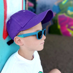 Kinder-Sonnenbrille STREET STARS ☆ ab 6 Jahre , Petrol-Türkis , HYTREL Jungen Kategorie 3 Lotus-Effekt Mädchen New Polarisiert UV400