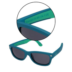 Kinder-Sonnenbrille STREET STARS ☆ ab 6 Jahre , Petrol-Türkis , HYTREL Jungen Kategorie 3 Lotus-Effekt Mädchen New Polarisiert UV400