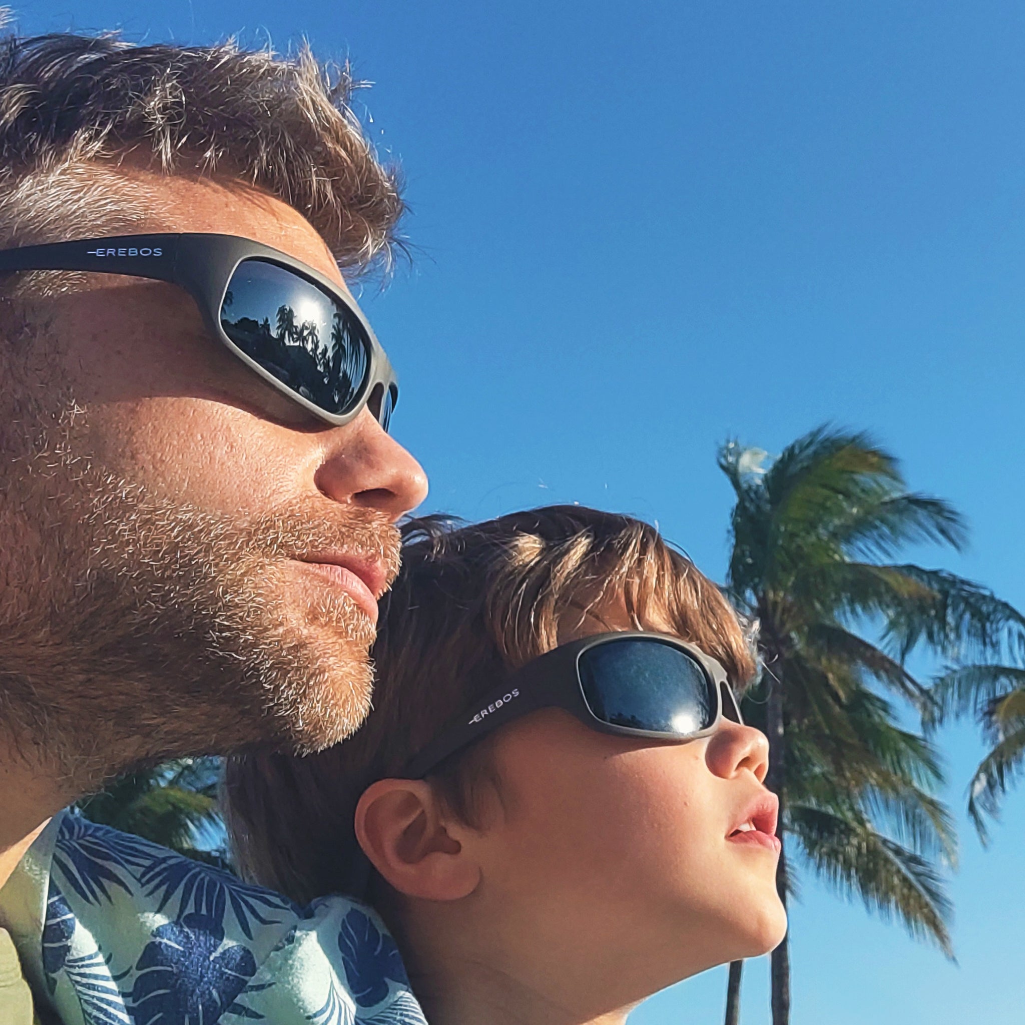 Sonnenbrille Erebos Extra Dunkel Kategorie 4 , M Grau , Damen Herren Kategorie 4 Polarisiert UV400