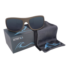 Sonnenbrille Erebos Extra Dunkel Kategorie 4 , M Grau , Damen Herren Kategorie 4 Polarisiert UV400
