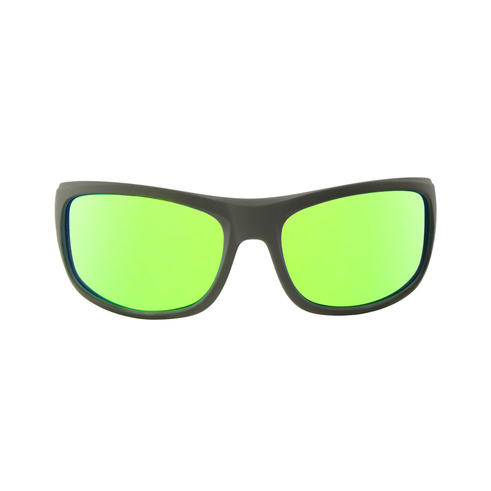 Sonnenbrille Erebos Extra Dunkel Kategorie 4 , M Grün verspiegelt