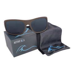 Sonnenbrille Erebos Extra Dunkel Kategorie 4 , L Grau , Damen Herren Kategorie 4 Polarisiert UV400