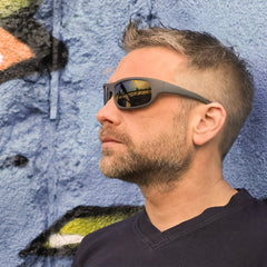 Sonnenbrille Erebos Extra Dunkel Kategorie 4 , L Grau , Damen Herren Kategorie 4 Polarisiert UV400