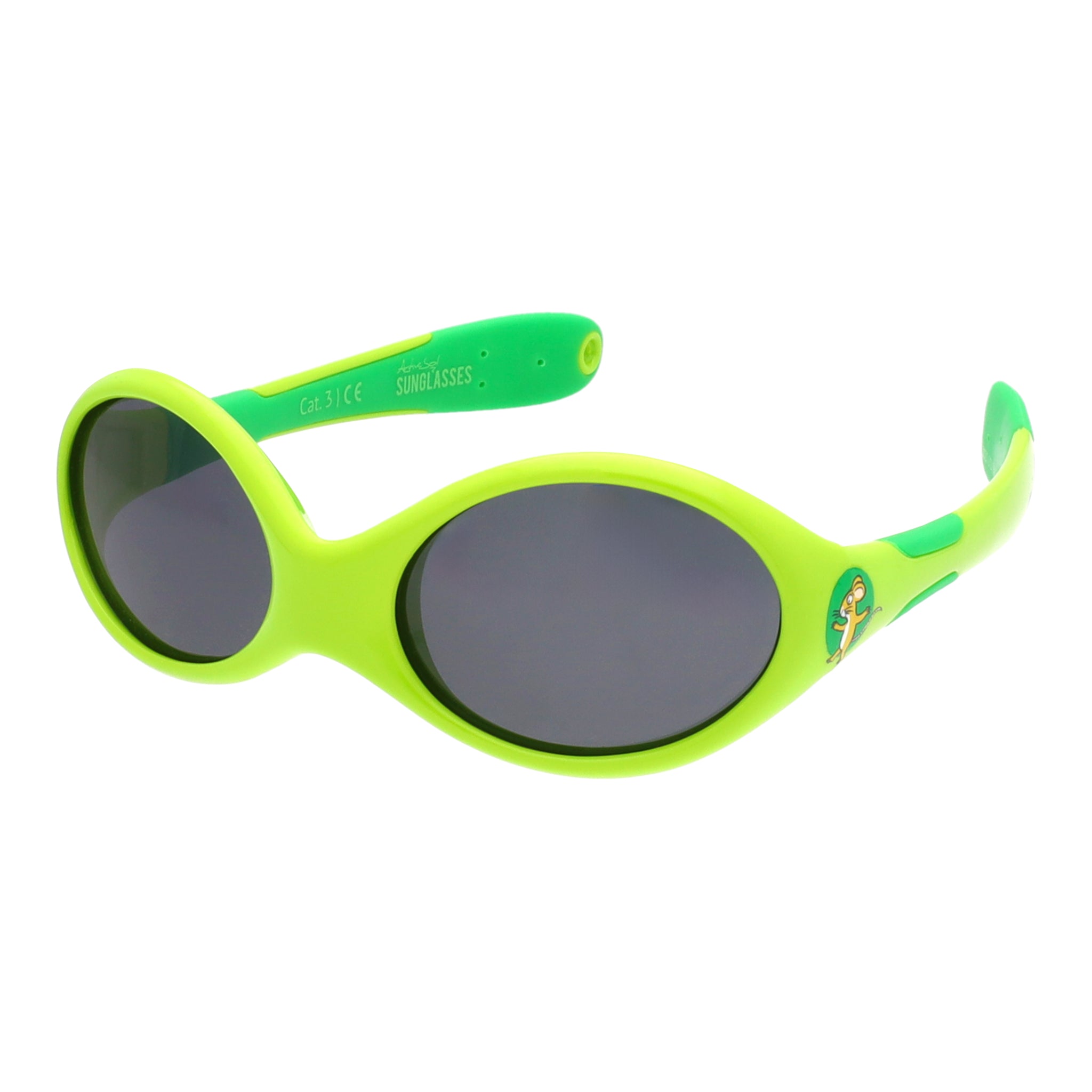 Baby-Sonnenbrille Grüffelo 0 - 18 Monate, Größe S , Lieblingsschmaus , Baby Jungen Kleinkind Lotus-Effekt Mädchen Polarisiert UV400