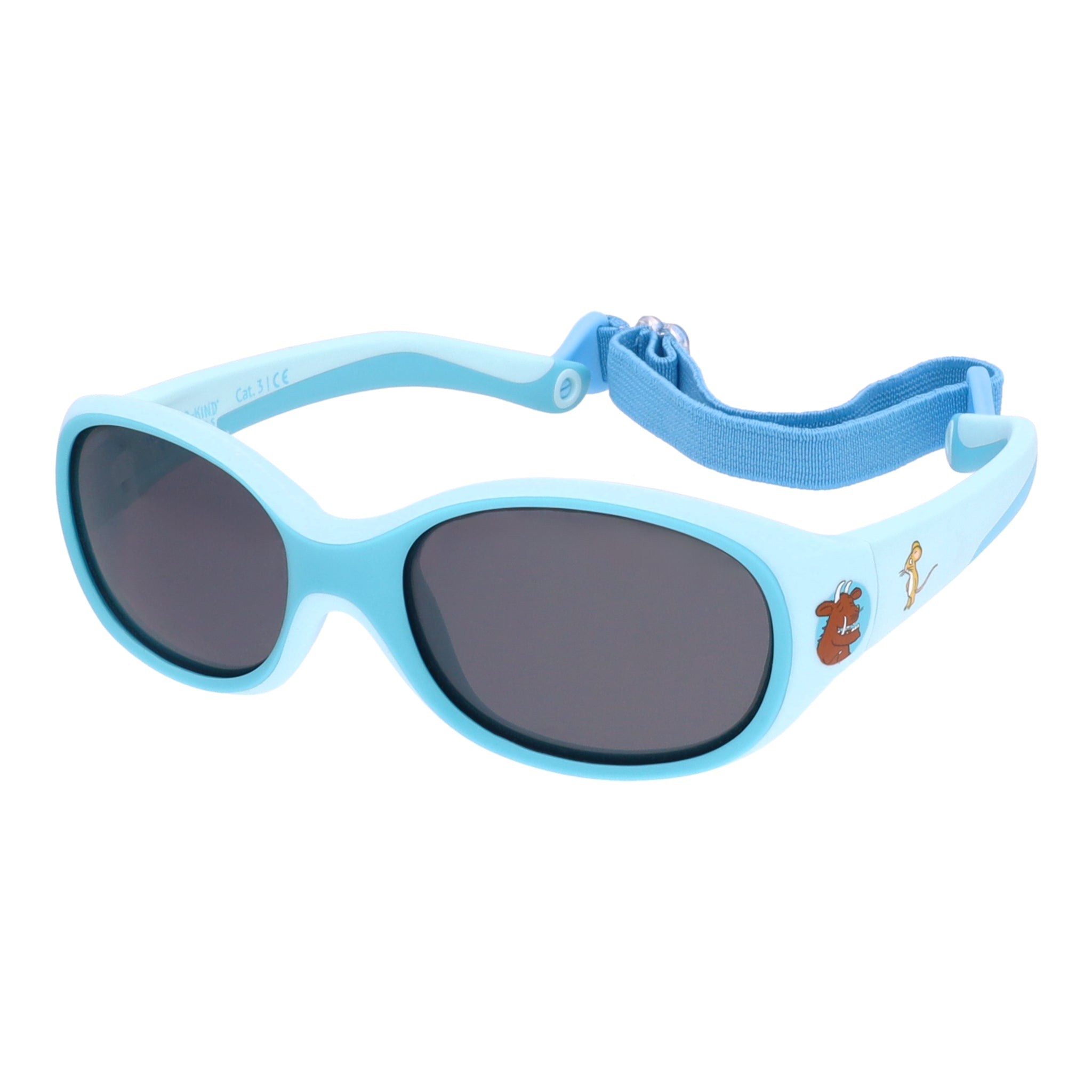 Kinder-Sonnenbrille Grüffelo, 2 - 6 Jahre , Mitternachtsschmaus , Grüffelo Jungen Lotus-Effekt Mädchen Polarisiert UV400