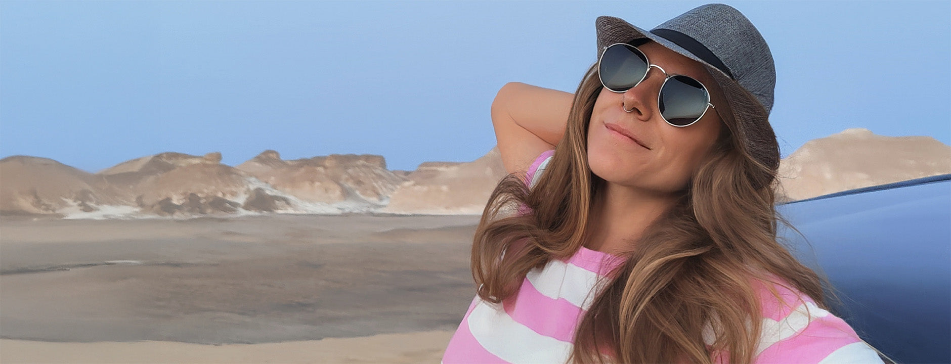 BonaDea stylische Damen Sonnenbrille im Retro-Look