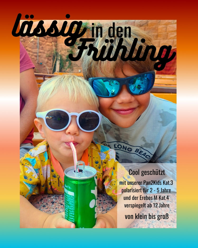 Pan2Kids Erebos Kat.3 Kat.4 polarisierend verspiegelt Kindersonnenbrille Teenie- Sonnenbrille Erwachsenensonnenbrille extra dark 